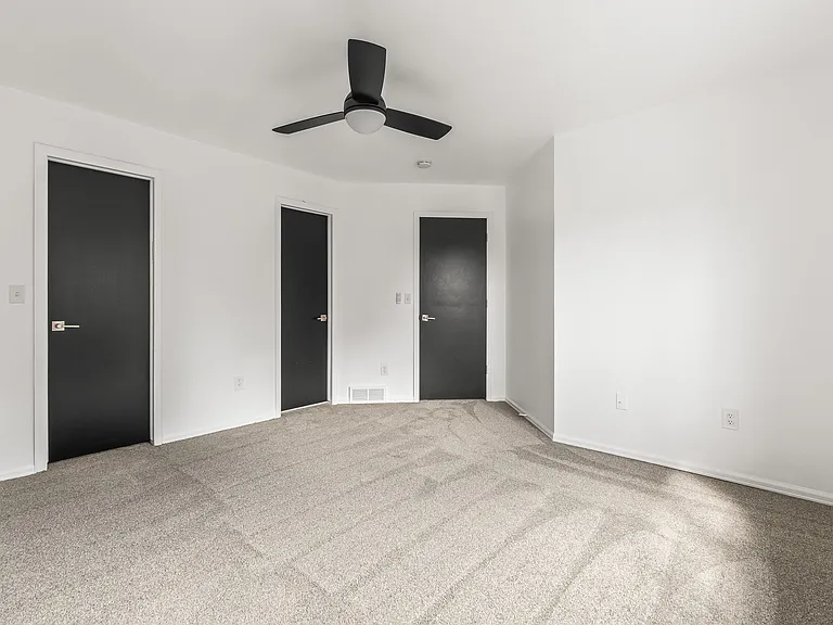 and attached bathroom