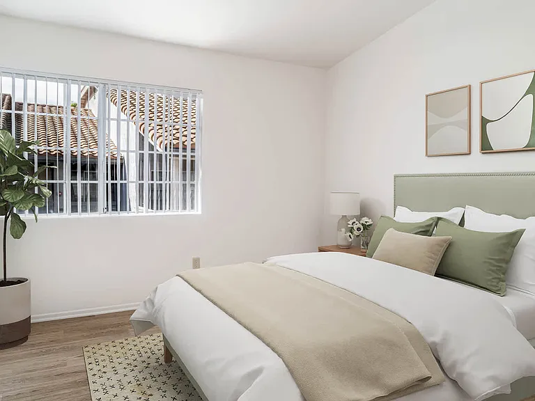 Bedroom with Hard Surface Flooring