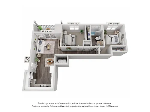 Floor plan The Willow