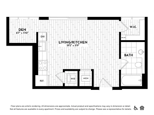 Floor plan Flat 214