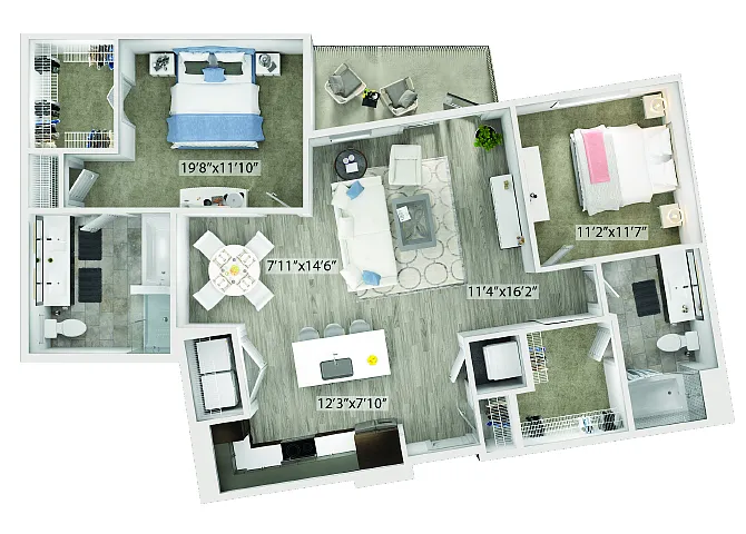 Floor plan B3