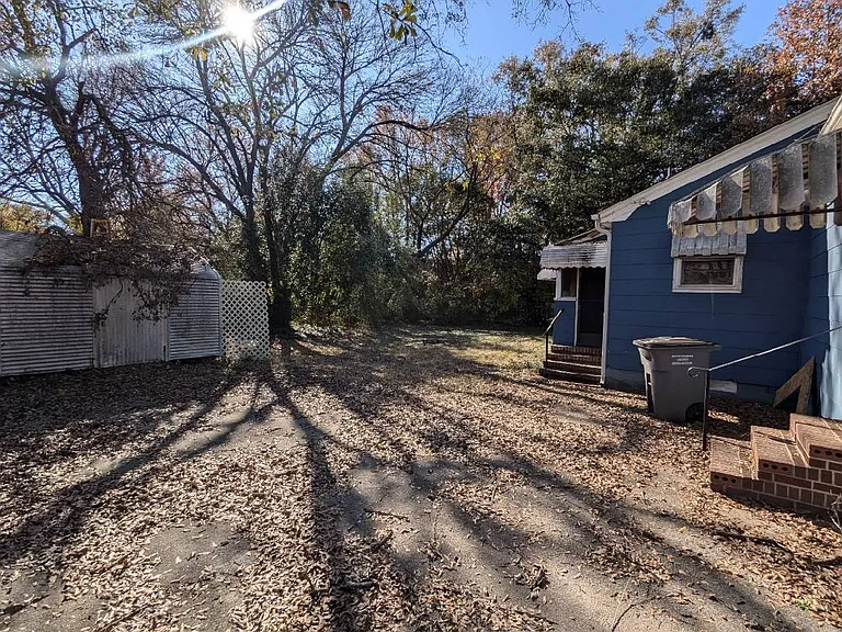 Parking and back yard