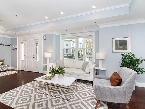 Main floor - open kitchen, living room, dining area