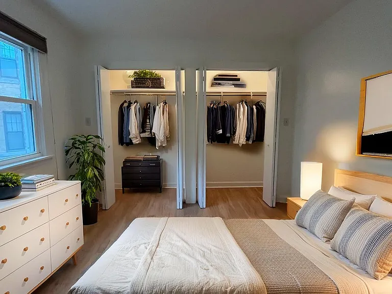 Second bedroom staged