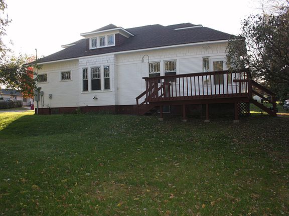 deck and yard