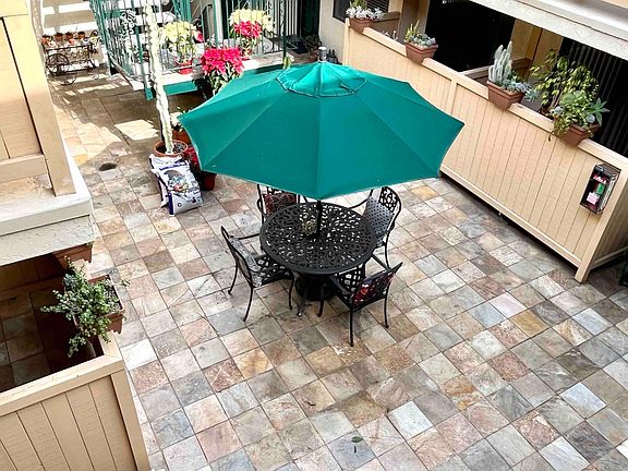 Courtyard from front door