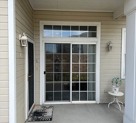 Front porch and slider