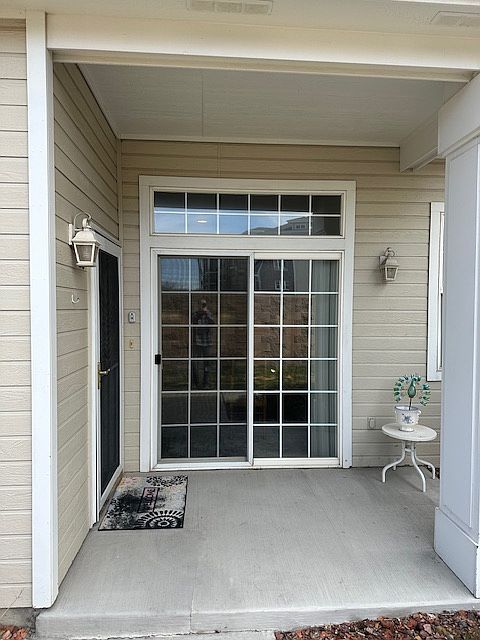 Front porch and slider