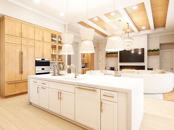 Kitchen and Great Room Virtual Rendering Bridgewater