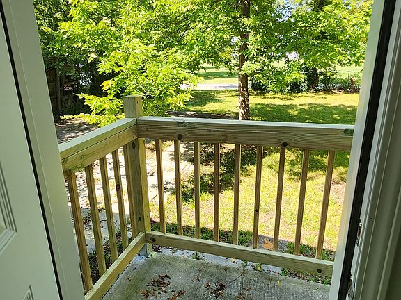 view from back door