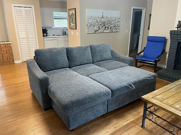 Very comfortable large sleeping sofa