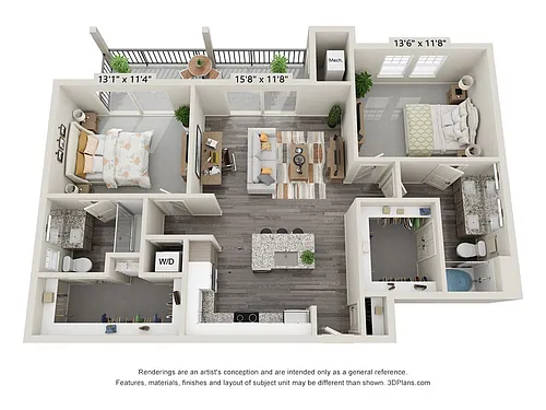 Floor plan B21