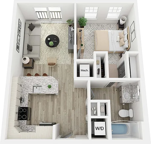 Floor plan The Leather