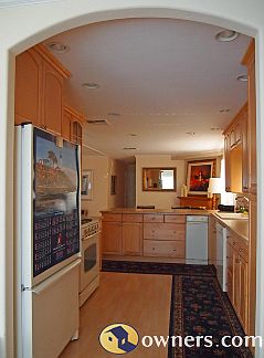 View from living room to family room