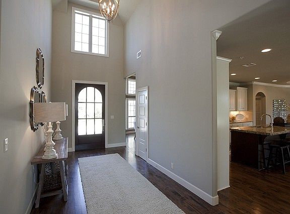 Soaring ceilings and bright open entry