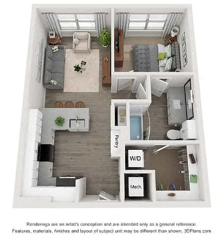Floor plan A01