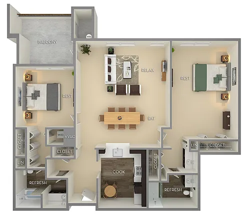 Floor plan Monique II