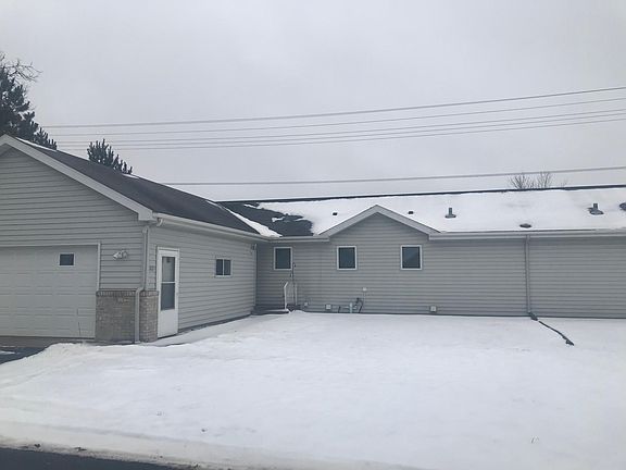 The view of the unit from the private driveway