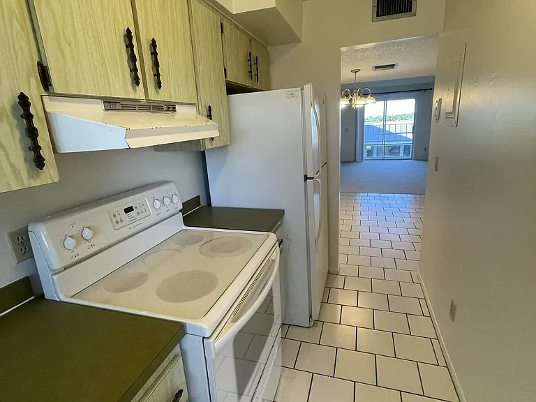 KITCHEN to DINING, LIVING & BALCONY