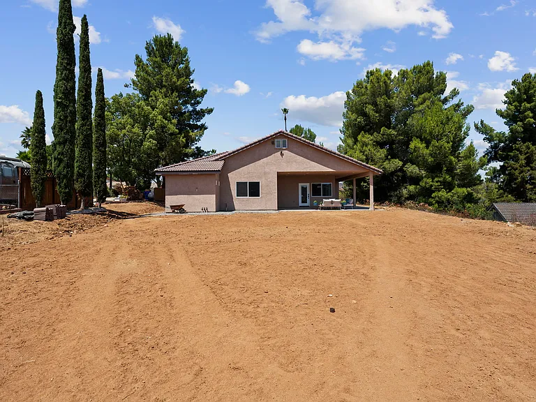 3/4 acre lot.