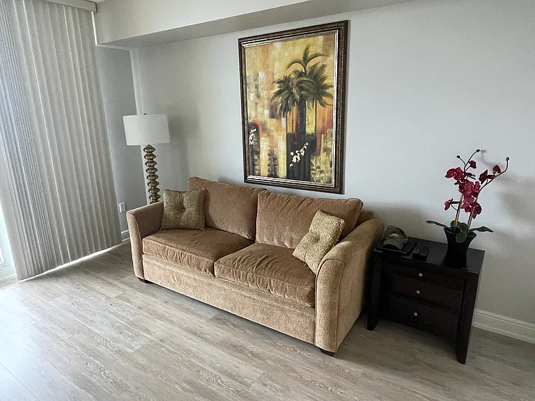 Third bedroom is furnished with a queen size sofa sleeper. (Queen bed in leu of the sleeper sofa is optional at no additional cost)