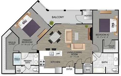 Floor plan B12