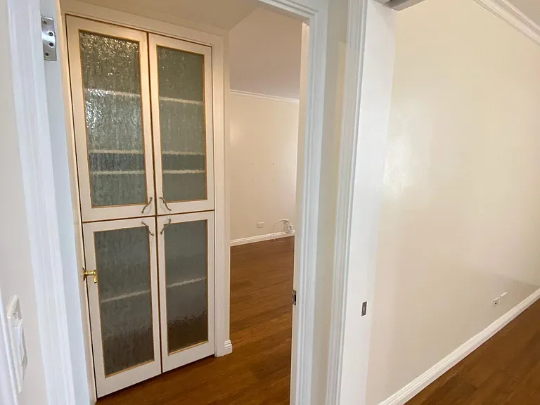 Pantry cabinet area in master bedroom