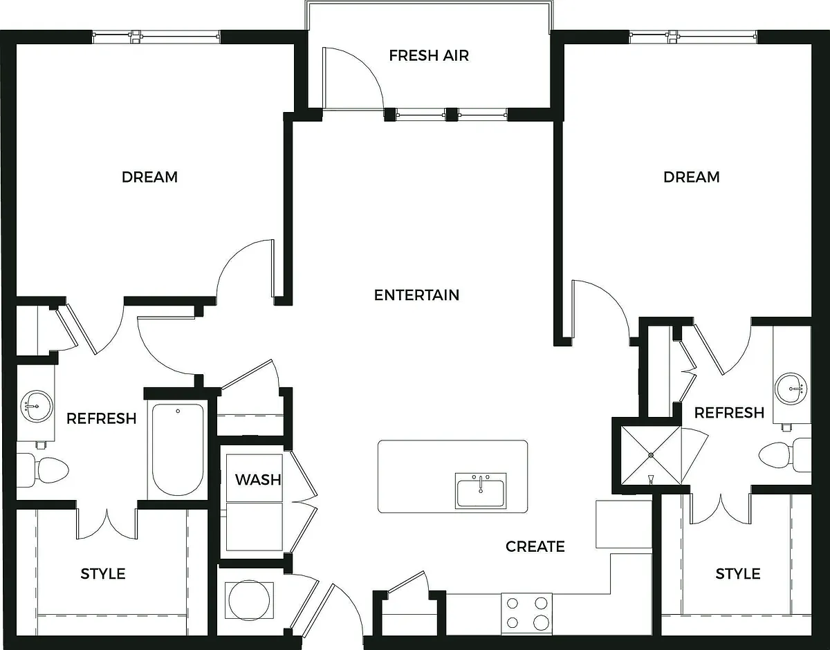 Floor plan B1