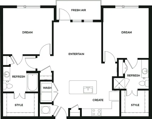 Floor plan B1