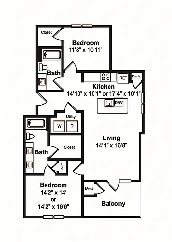 Floor plan B2