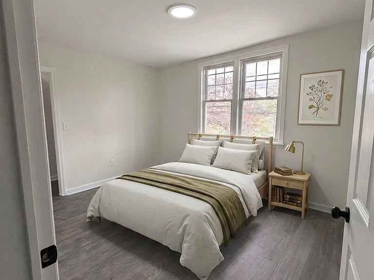 AI rendering of second bedroom.