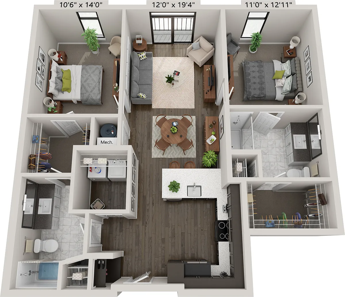 Floor plan B1
