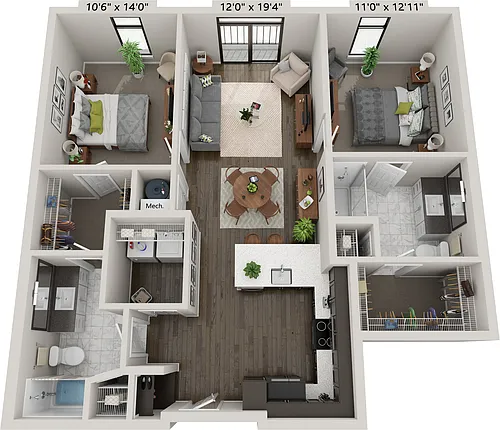 Floor plan B1
