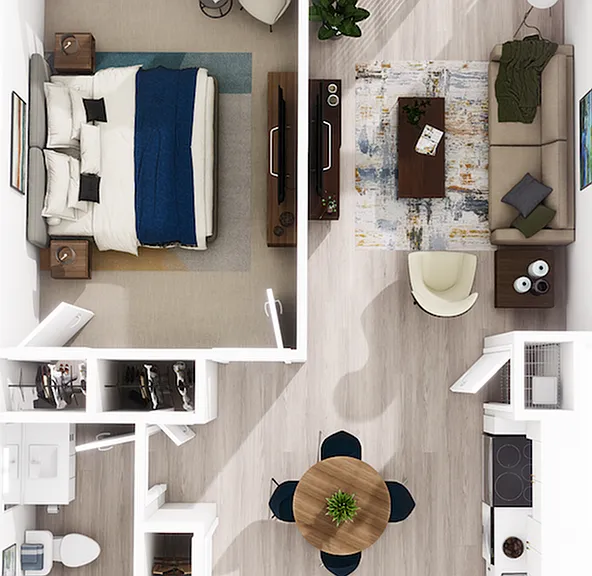 1 Bedroom/1 Bath 1 Bedroom/1 Bath