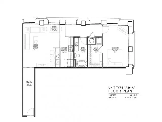 Floor plan A26-A