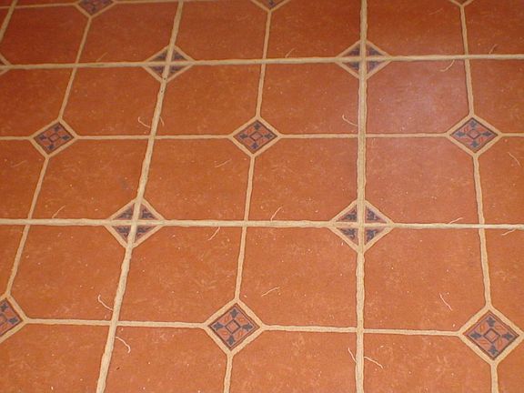 Great Ceramic Tile in the Kitchen and Front Foyer