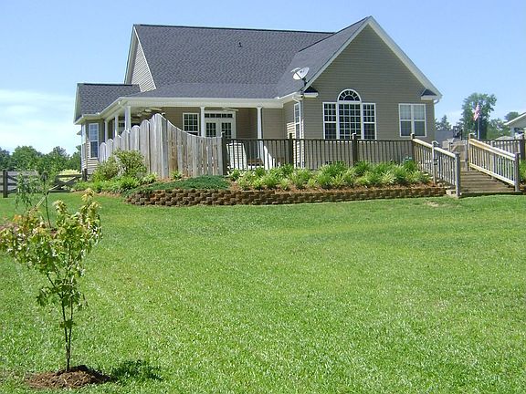 Large backyard