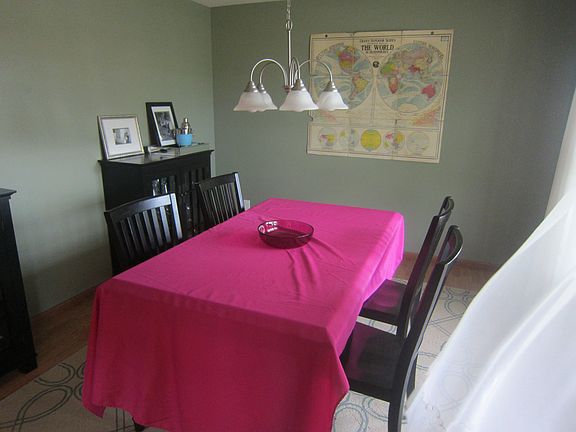 Wood flooring, overhead lighting, Dining Room or Office