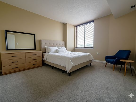 Bedroom (virtually staged)