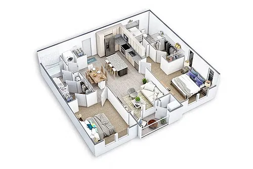 Floor plan B3