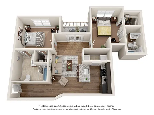 Floor plan B1 Floor Plan - Limited Availability!