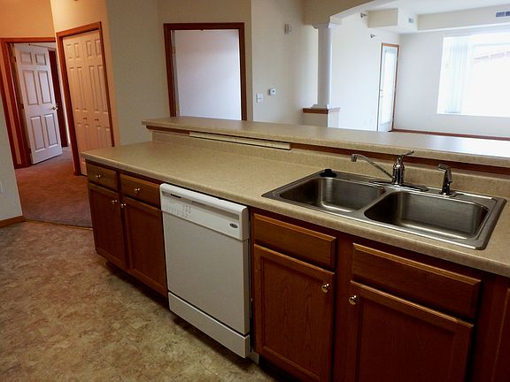 Open plan from kitchen