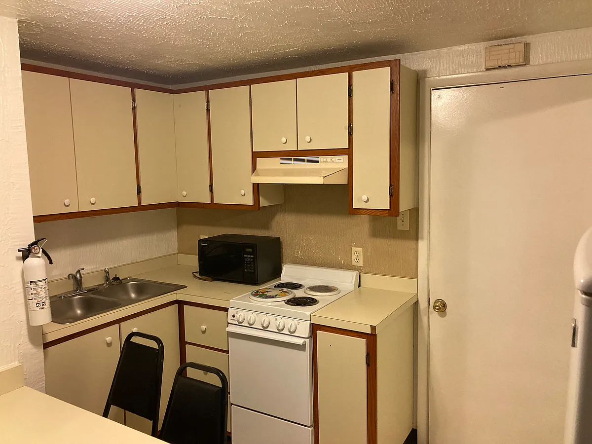 Microwave not included - 1524 Electric Ave