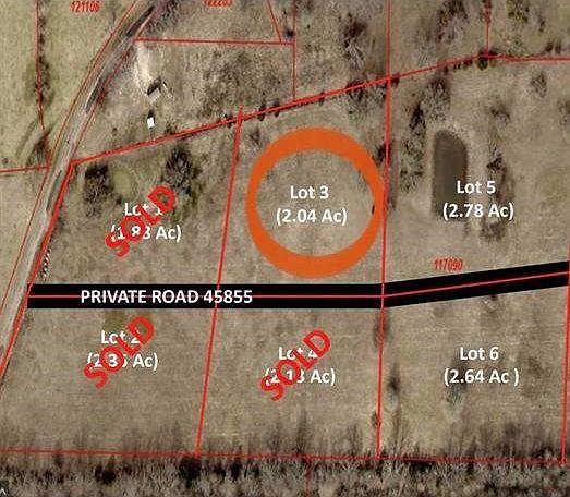 1st image of Private Road 45855 Lot 3