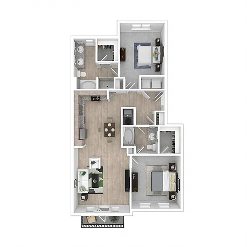 Floor plan B1 HCA