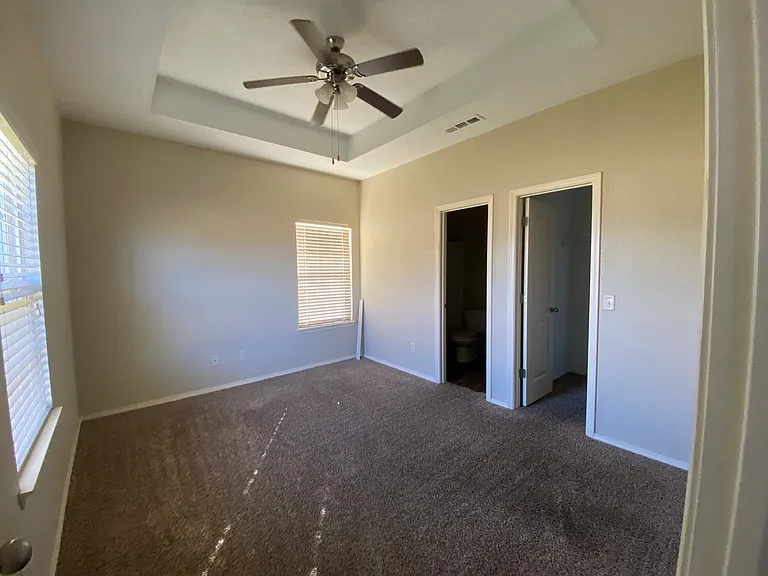 Master Bedroom with Vaulted Ceiling