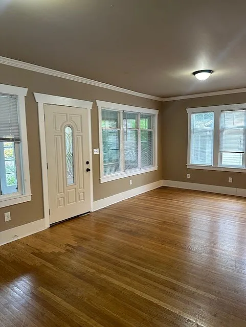 Living room entrance to covered porch