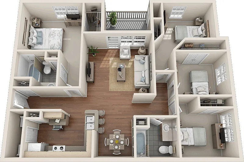 Floor plan Phase I - D1