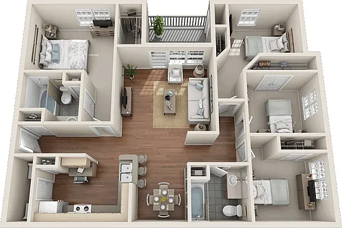 Floor plan Phase I - D1