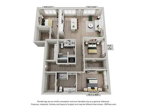 Floor plan 3B